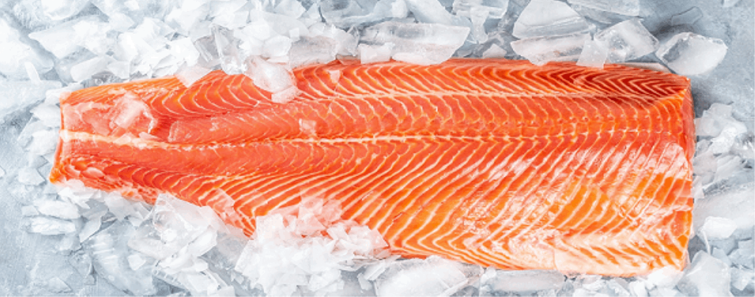 Chilled and frozen fish Թարմ Սաղմոնի ֆիլե