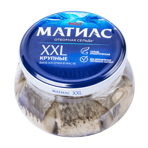 Охлаждённая и замороженная рыба Ծովատառեխի ֆիլե Մատիաս XXL կտորներ 260գր ՍԲ