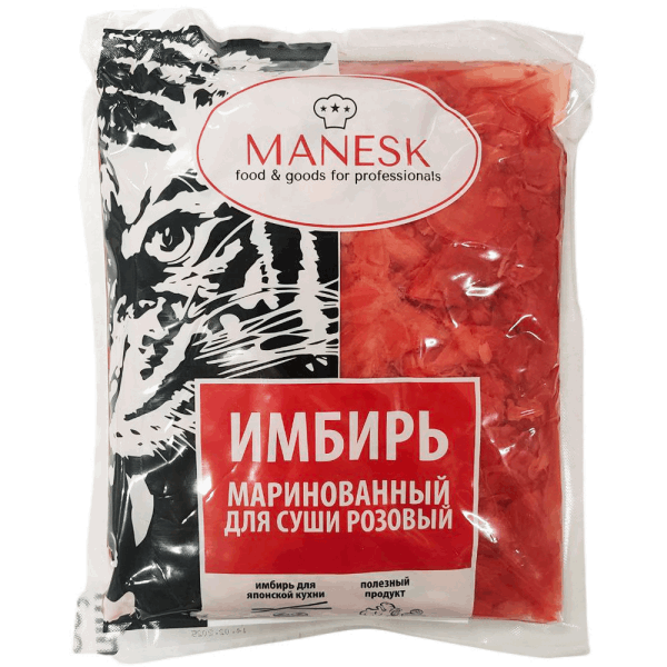 OCEAN FISH More Կոճապղպեղ /Իմբիր վարդագույն Manesk 1կգ