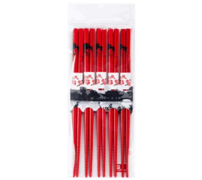 бамбуковые Аксессуары Բամբուկի փայտիկ կարմիր փաթեթ 5հատ X 98