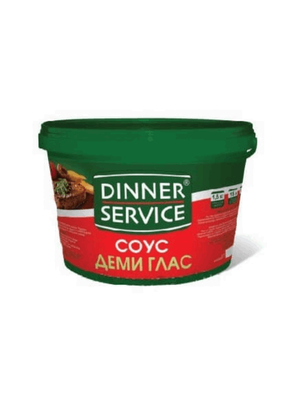 Սոուսներ և հավելումներ Սոուս դեմի գլաս Դինեռ 1,5կգ