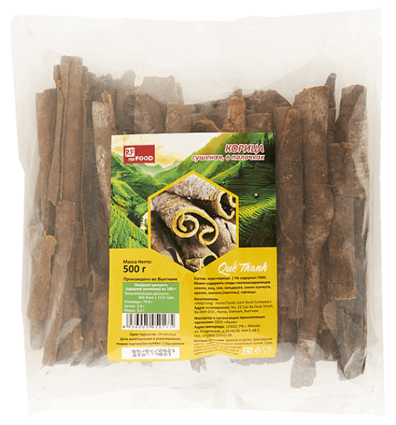 Frozen vegetables Դարչին /Կարիցա չորացրած փայտիկներով 0,5կգ