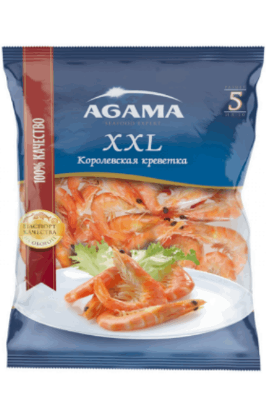 Frozen seafood Ծովախեցգետին թագավորական ագամա 40/50 0,7կգ Անդակո