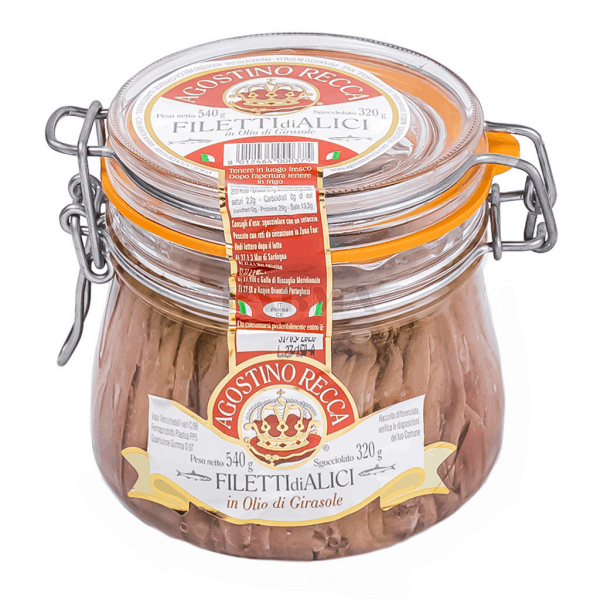 Պահածոյացված ծովամթերք Պահածո անչոուս ռեկա 540գ Անդակո