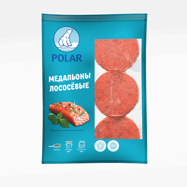 Semi-finished products Մեդալյոններ Սաղմոնի ֆարշից 0,300գ  K 53