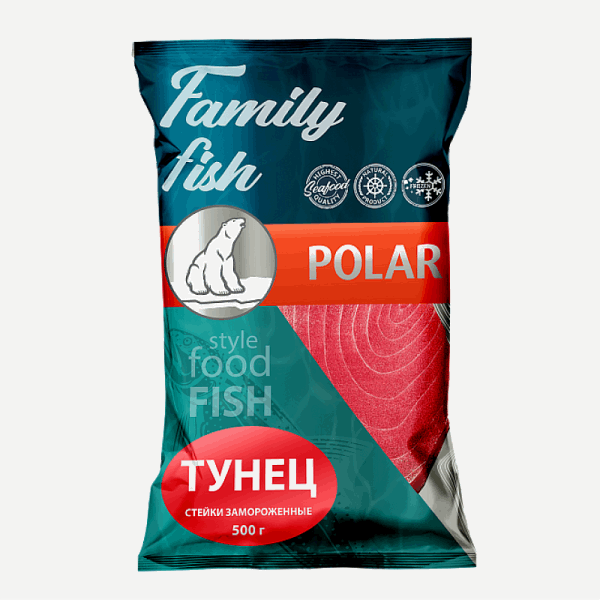 OCEAN FISH Սառեցվծ և թարմ ձկներ Տունեցի սթեյք 0,500գ  K 37