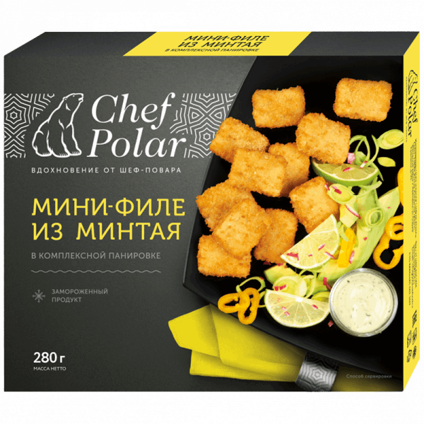 Полуфабрикаты Մինտայի մինի ֆիլե խմորապատ CHEF POLAR 0.280 K 83
