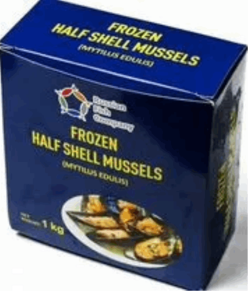 OCEAN FISH Frozen seafood Միդի երկնագույն կես պատյան 30/40 1կգ K 34/կգ