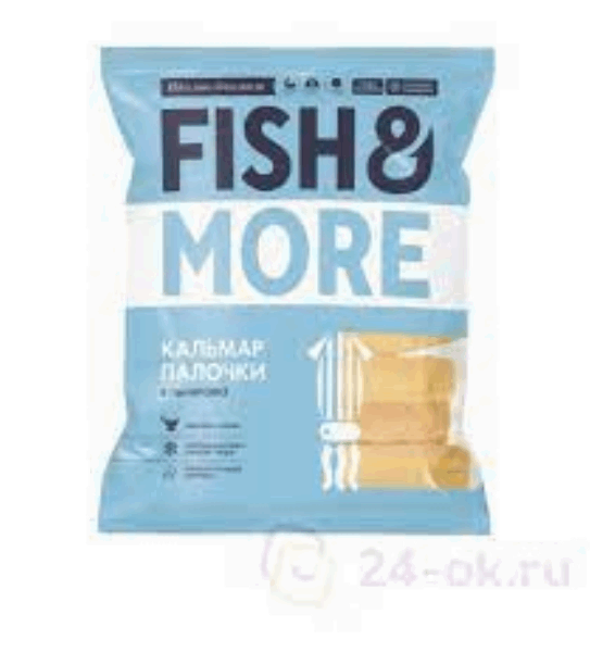 Frozen seafood Կալմարի փայտիկներ խմորապատ 0,5կգ  D 10