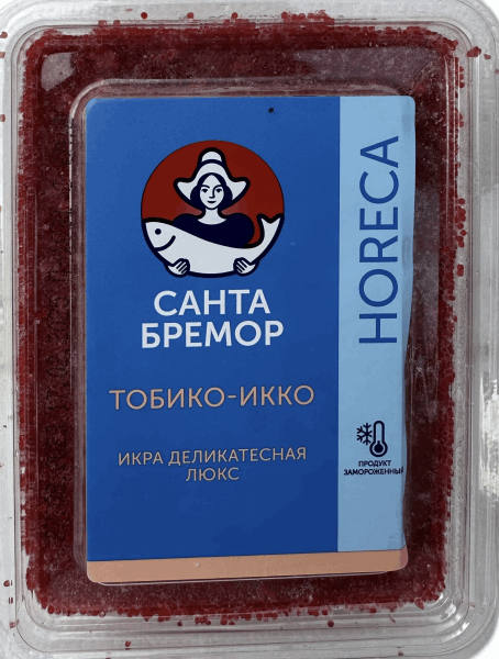 OCEAN FISH Խավիար (Икра) Տոբիկո կարմիր Սանտա Բրեմոր 0,5կգ