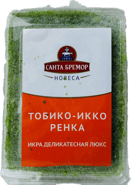 Caviar Խավիար-տոբիկո վասաբի կանաչ /Икра-Тобико/0,50,8 մմ/ Սանտա Բրեմոր 0,5կգ