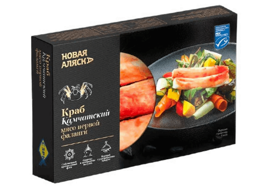 OCEAN FISH shrimp Կամչատկայի  Խաչափառ միս առաջին ֆալանգի 0.200 կգ A 14