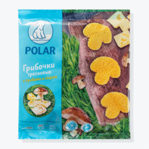 OCEAN FISH Semi-finished products Տրեսկա Սնկով և պանրով խմորապատ  POLAR 0.300 կգ K 116