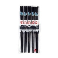 Բամբուկե Պարագաներ - Բամբուկե փայտիկ սև Ռեսֆուդ 5 հատով