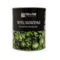 Սառեցված և չոր բանջարեղեն OCEAN FISH Պղպեղ Հալապենյո մանրացված   3000 մլ  Manesk