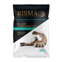 Ծովախեցգետին OCEAN FISH Ծովախեցգետին   Սև Վագրային  առանց գլխի  13/15 1 կգ Ռիսմա    R  05